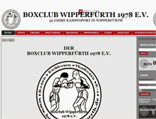 Tablet Screenshot of boxclub-wipperfuerth.de